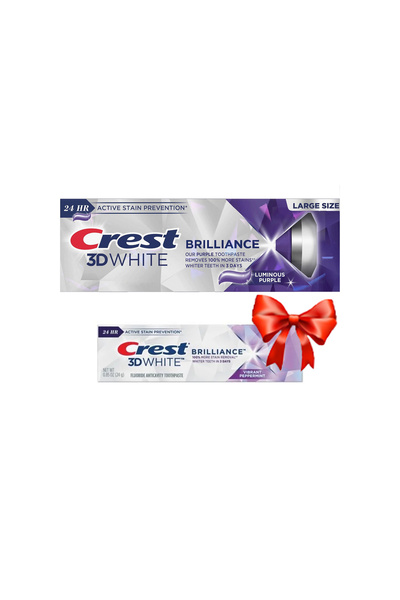 Crest 3D White Brilliance Luminous Purple Diş Beyazlatıcı Diş Macunu 4.6Oz / ...