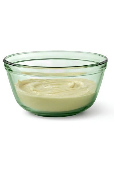 Anchor Hocking 2.4L Mixing Bowl Transparent Glass Bowl for Everyday Mixing, B...