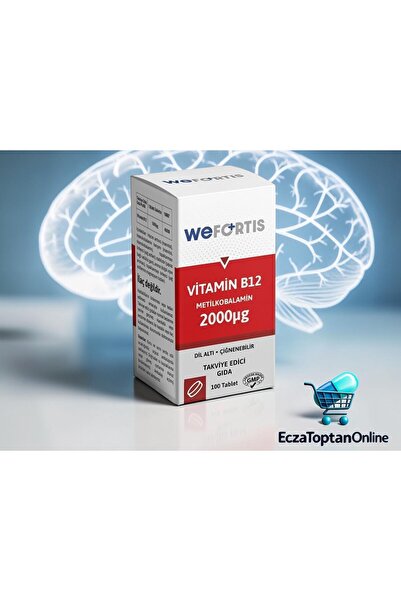 WEFORTİS B12 (Methylcobalamin) 100 Çiğneme Tablet