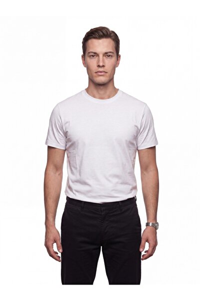 Efor Comfort Fit Cotton Modal Fabric Crew Neck Ecru T-Shirt Ts 924