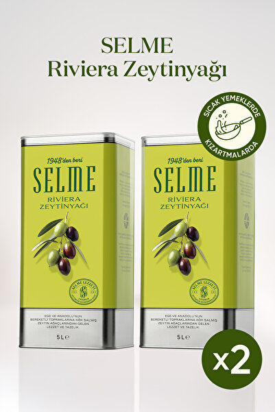 SELME RİVİERA ZEYTİNYAĞI 2’li 5 LT