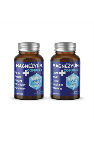 Natuwell Magnezyum Complex 60 Tablet - 2 Adet