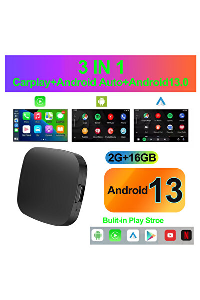choice2 A133 2GB 16GB New Android13 CarPlay Boxi Ai Box Support Netflix YouTu...