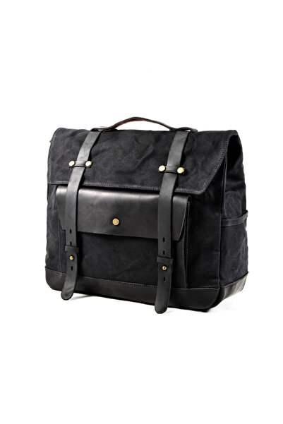 Choice black 1 Retro Motorcycle Saddle Bag Waterproof Motorbike Side Bag Larg...