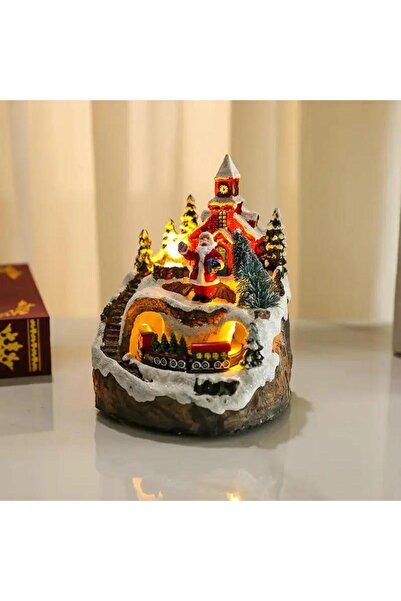Choice1 Santa Claus Assorted Christmas Rotating Light-Up Musical Resin Music ...
