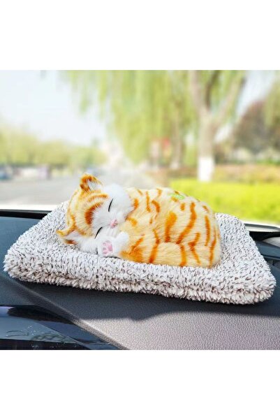 Choice Style D Kawaii Simulation Sleeping Cat Stuffed Animals Display Mold Po...