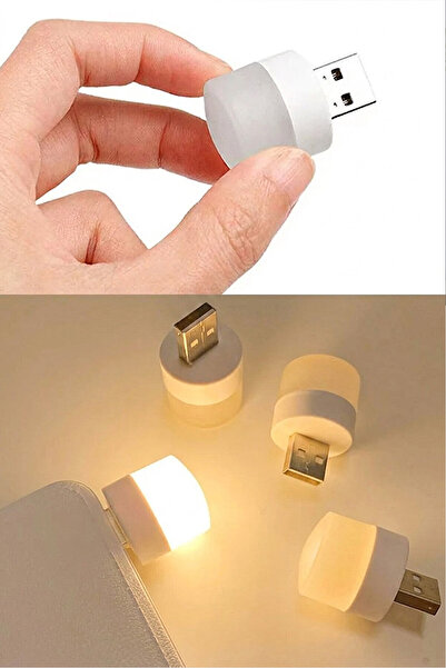 Neovista Mini USB LED Günışığı Gece Lambası, Powerbank ve Laptop Uyumlu Ortam...
