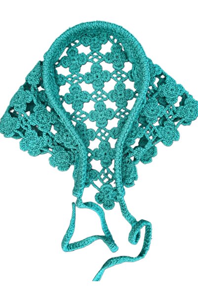 MyHubi Bohemian Style Knitted Tie-Down Crown Bandana