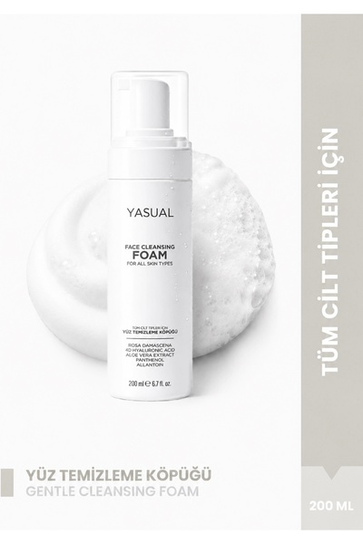 Yüz Temizleme Köpüğü - Tüm Cilt Tipleri İçin / Face Cleansing Foam - For All Skin Types
