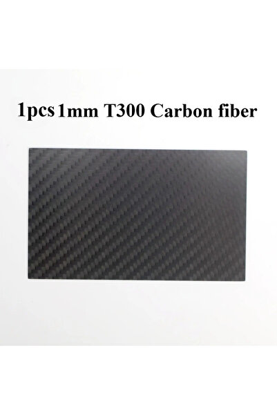 Choice 1pcs 1mm T300 New High-Strength 125mm X 75mm Real Carbon Fiber Plate 0...