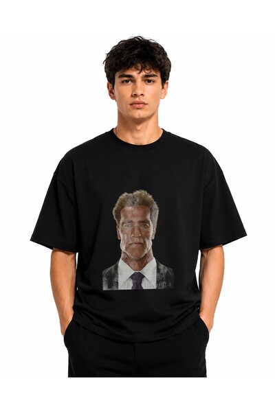 Inscriptie Tricou Unisex Bumbac Premium Casual " Arnold Schwarzenegger "