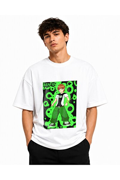 Inscriptie Tricou Unisex Bumbac Premium Casual " Ben 10 - fan made "