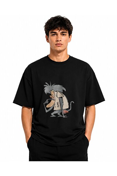 Inscriptie Unisex Premium Cotton Casual T-Shirt "IR Baboon"