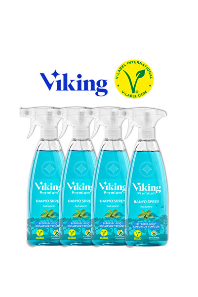 Viking Banyo Spreyi Dağ Nanesi 750 Ml 4 Adet
