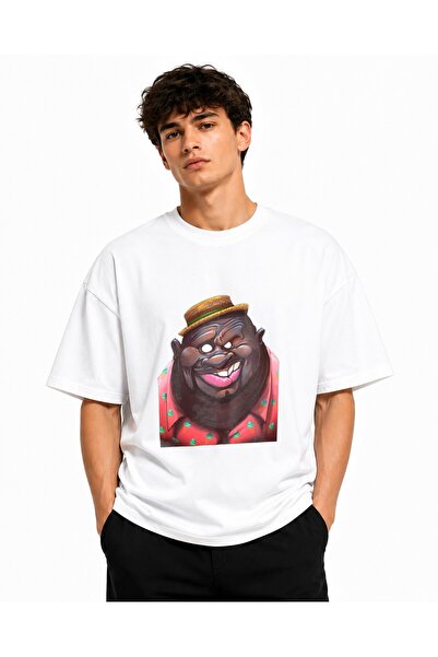 Inscriptie Ουνισέξ Βαμβακερό T-Shirt Υψηλής Ποιότητας  "Αστείο Πρόσωπο "