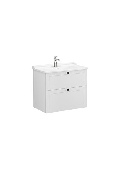 VitrA Root Classic 68870 LavaboDolabı, İki Çekmeceli, Mat Açık Gri