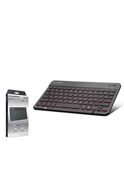 HADRON HDX2507 Bluetooth Smart Klavye RGB Şarjlı Siyah