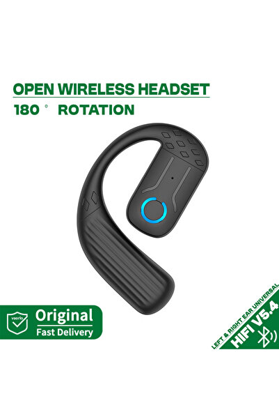 Choice Black 1PCS Wireless Bluetooth 5.4 Earphone 180° Rotation Ear Hook HIFI...