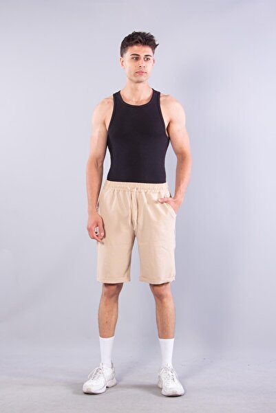 Mckanzie 06 شورت بجيوب جانبية وجيوب خلفية عائمة بطول مزدوج