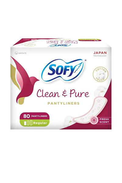sofy Clean And Pure Fresh Scented 80 Pantyliners Regular