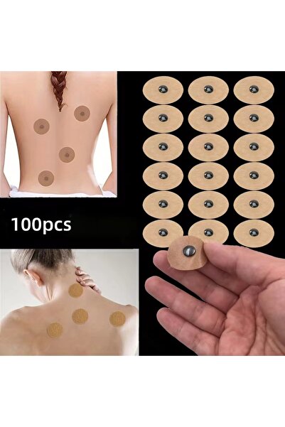 Choice 100 قطعة من الرقع المغناطيسية، 600 غاوس، للتدليك والعناية بالجسم.