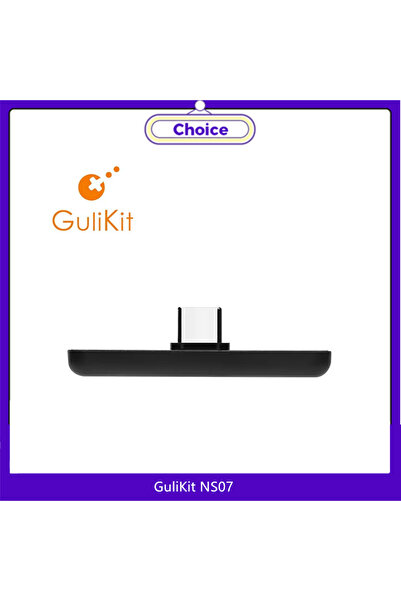 Choice جهاز إرسال GuliKit NS07 Pro Type-C أسود اللون، متوافق مع Nintendo Swit...
