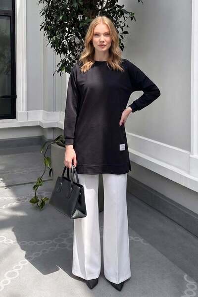 Fulla Moda Fullamodest Basic Crew Neck Tunic