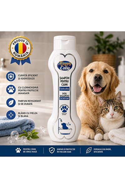 Happy Coby Sampon Pentru Caini Cu Clorhexidina 300ml