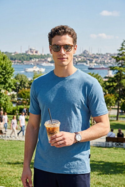 Buratti Crew Neck 100% Cotton Slim Fit Basic T Shirt Men's T Shirt59020001