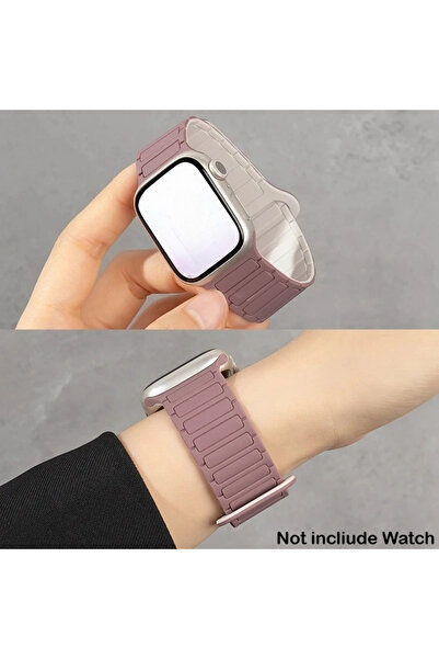 Choice18 38 40 41 S10 11-42mm SmokePuStar Silicone Strap for Apple Watch 46mm...