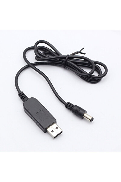 Derwell 5V To 12V Dc Usb Voltaj Yükseltici Çevirici Adaptör Kablosu USB Dc Dö...