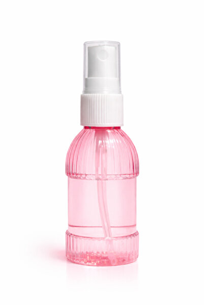 Sizeuyduk Japon Kiraz Çiçeği Rengi Boş Plastik Şişe 100 Adet 50 ML Kolonya Sö...