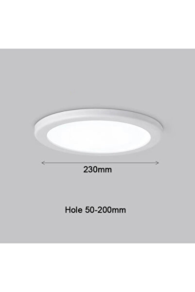 Choice White light round-20w-WH LED Panel Lights Ultra Thin Ceiling Downlight...