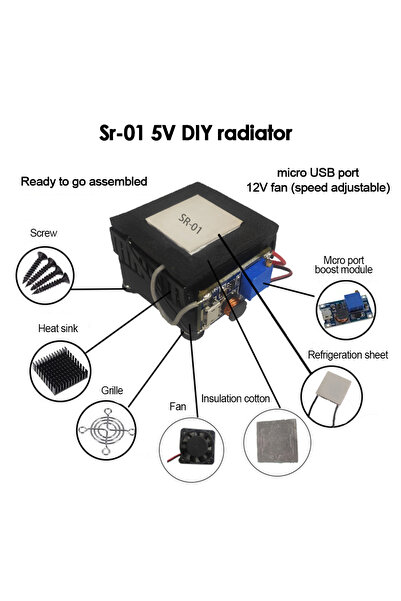 Choice SR-01 5V DIY Mobile Phone Radiator Cooler Semiconductor Refrigeration ...