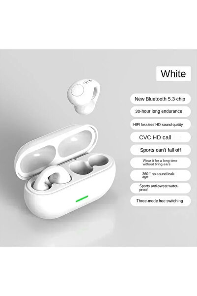 choice2 white New Original T75 Bone Conduction Wireless Bluetooth 5.3 Headpho...