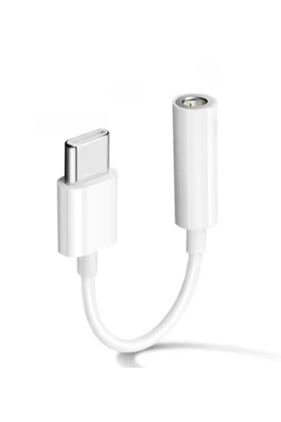 Choice1 white 1pcs USB C to 3.5mm Headphone Jack Adapter Type C Port Audio Au...
