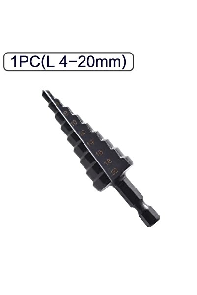 choice2 Style B L ( 4-20mm ) 5pcs Step Drill Bit Set Hss Cobalt Multiple Hole...