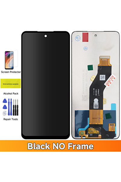 Choice Black NO Frame For INFINIX Hot 40i X6528 X6528B LCD Display Touch Scre...