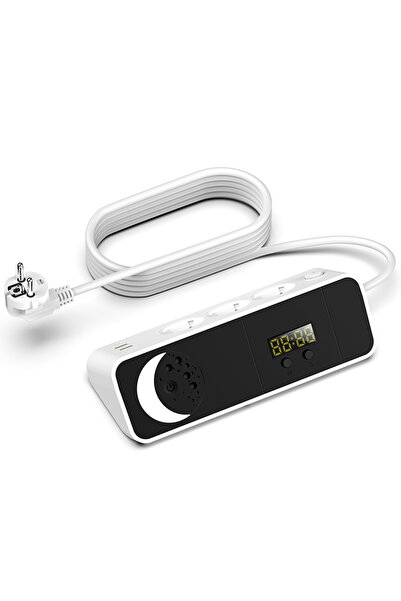 Choice EU Plug White EU desktop corner power strip 2 meter extension cord pow...