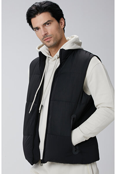 Network N-Tech Siyah Casual Yelek