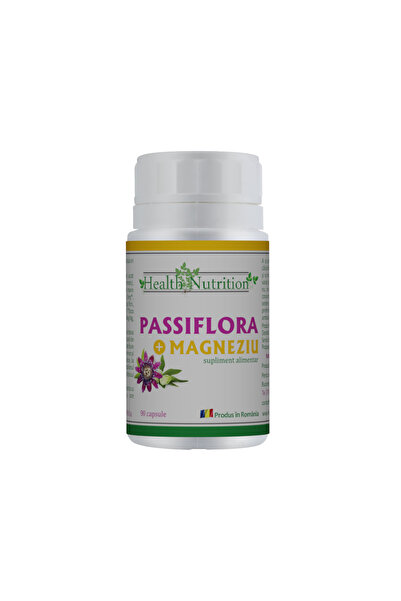 Health Nutrition Passiflora cu Magneziu 90 capsule