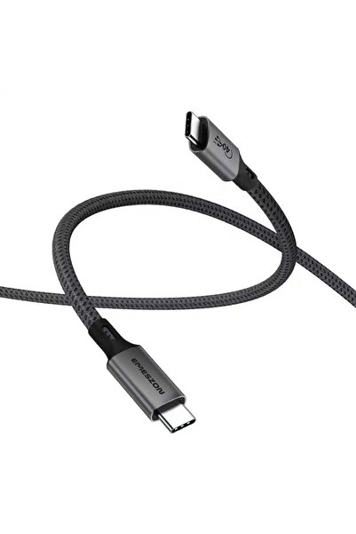 EMESZON Данни 40 Gbps, Кабел за зареждане Type-C x 2, 240W, EMESZON®, Аудио В...