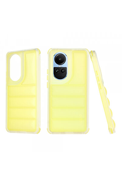OPPO Husa pentru Reno10 / Reno10 Pro, Techsuit, Wave Shield, Galbena