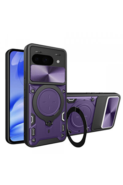 Google Husa pentru Pixel 9a, Techsuit, CamGuard Pro, Mov