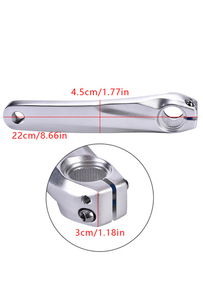 Choice Silver Bike Bicycle Left Crank Arm for 590 610 SLX XT XTR Crankset