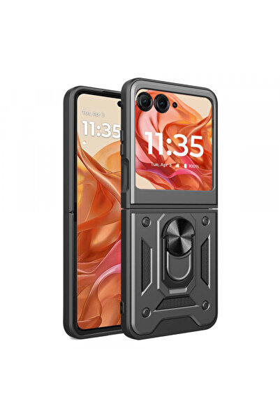Motorola Husa pentru Razr 60 / Razr 50, Techsuit, CamShield, Neagra