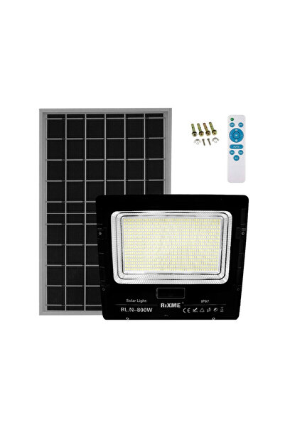 Rixme Αδιάβροχος ηλιακός προβολέας LED 800W 64000LM με πάνελ και τηλεχειριστή...