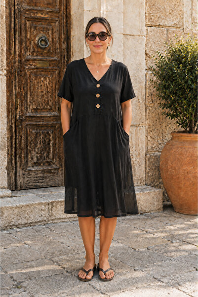 HÇ Hülya Çelik KİDSWEAR 2018 Φόρεμα μεγάλου μεγέθους με άνετη εφαρμογή και λα...
