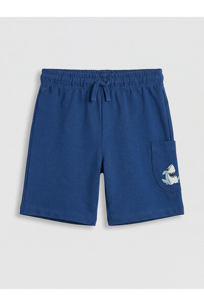 LC Waikiki NEVAVM شورت مطبوع للأولاد مع جيوب