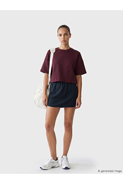 LC Waikiki Trendlucky Mini Skirt with Elastic Waist and Difference in Color